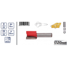 Freza profilata pentru lemn tip FD02005 8 x 15.9 x..